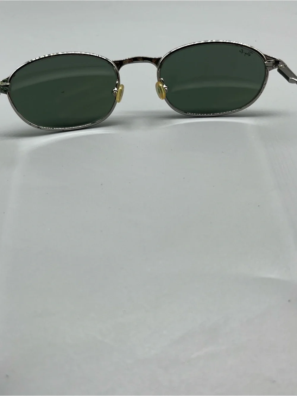 B&L Ray-Ban Vintage Sunglasses Green Lenses Gunmetal Frame
